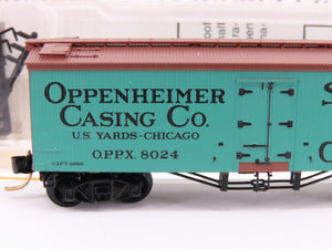 N Micro-Trains MTL 58040 OPPX Oppenheimer Sausage Casings 36' Ice Reefer #8024