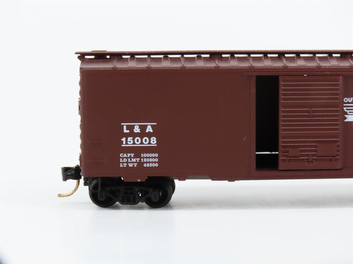 N Scale Kadee Micro-Trains MTL 20540 L&amp;A Southern Belle 40&#39; Box Car #15008