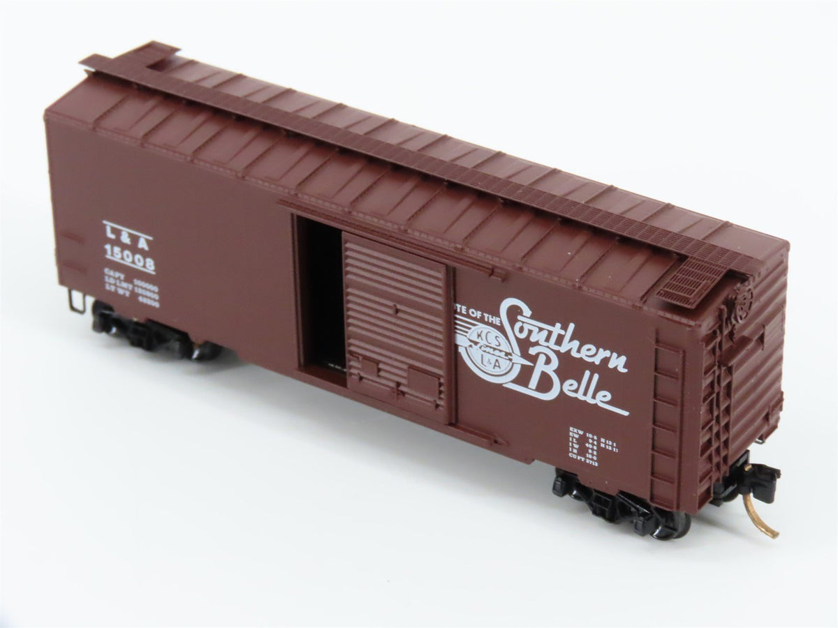 N Scale Kadee Micro-Trains MTL 20540 L&amp;A Southern Belle 40&#39; Box Car #15008