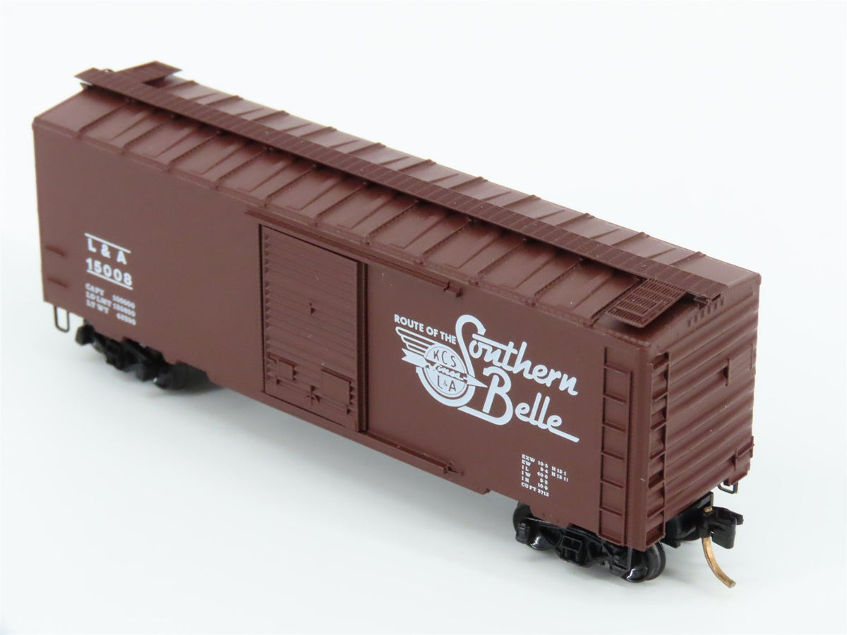 N Scale Kadee Micro-Trains MTL 20540 L&amp;A Southern Belle 40&#39; Box Car #15008