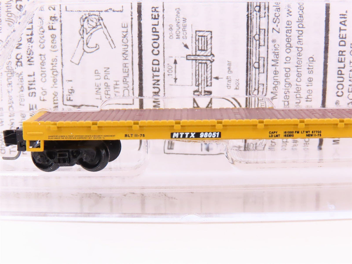 Z Scale Micro-Trains MTL 52400010 MTTX Trailer Train 60&#39; Flat Car #98051