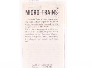 N Scale Micro-Trains MTL/Kadee 57040 Southern 33' Wood Side Hopper Car #104642