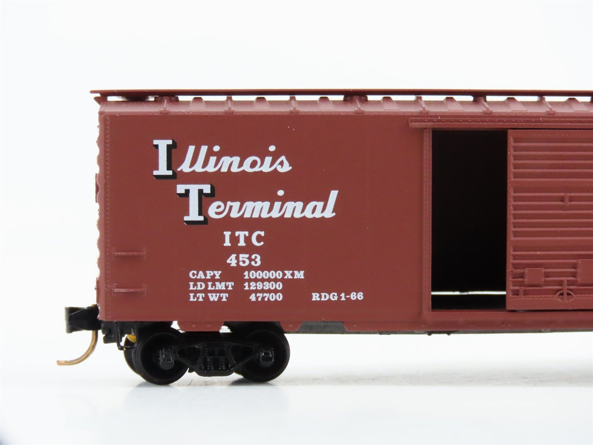 N Scale Kadee Micro-Trains MTL 20600 ITC Illinois Terminal 40&#39; Box Car #453