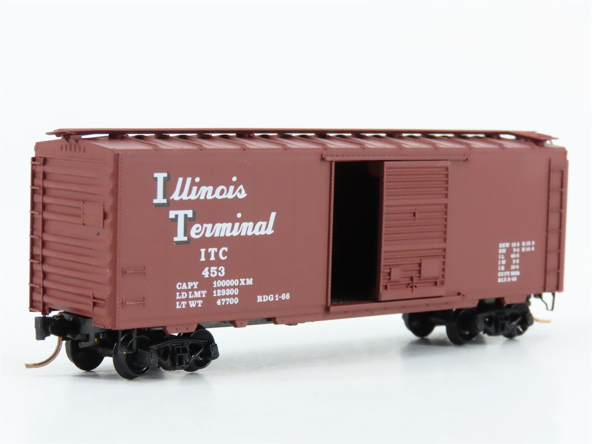 N Scale Kadee Micro-Trains MTL 20600 ITC Illinois Terminal 40&#39; Box Car #453