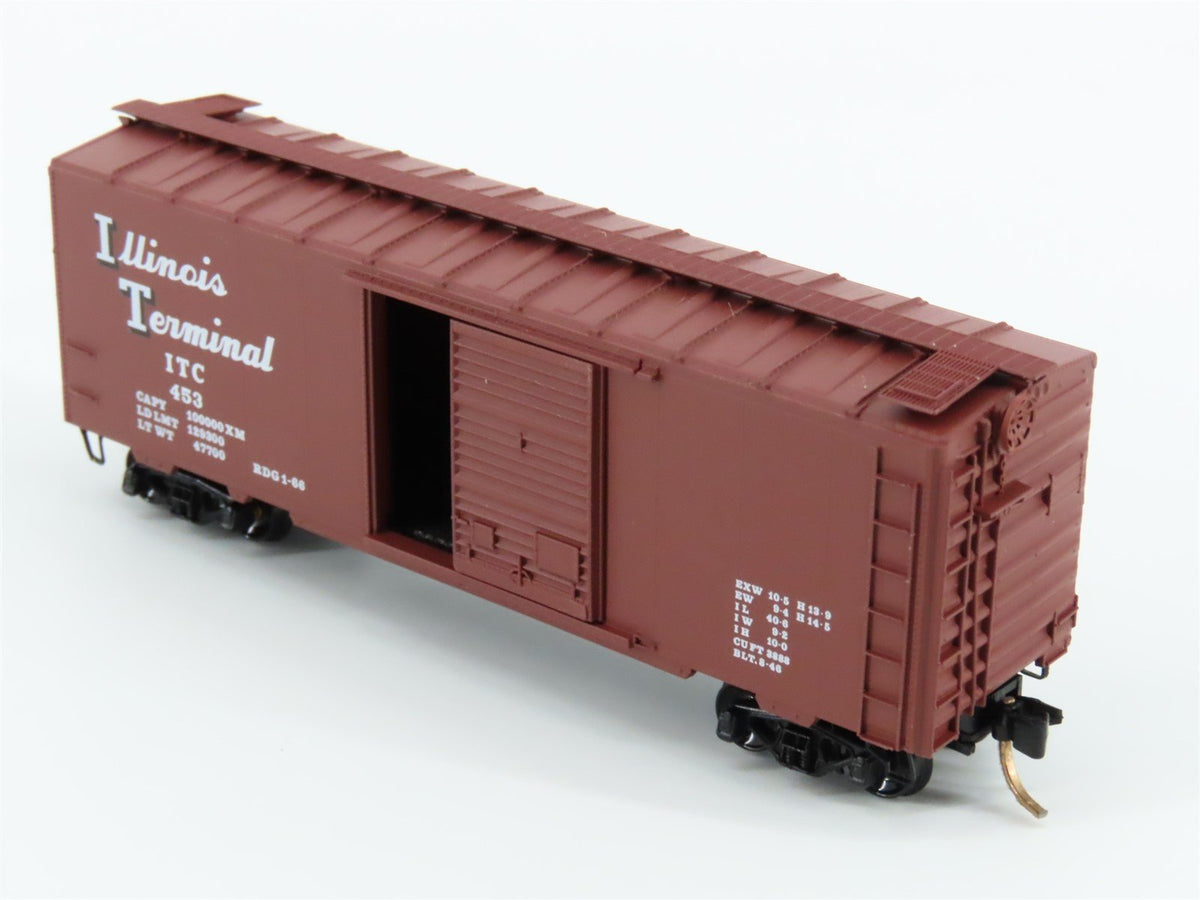 N Scale Kadee Micro-Trains MTL 20600 ITC Illinois Terminal 40&#39; Box Car #453