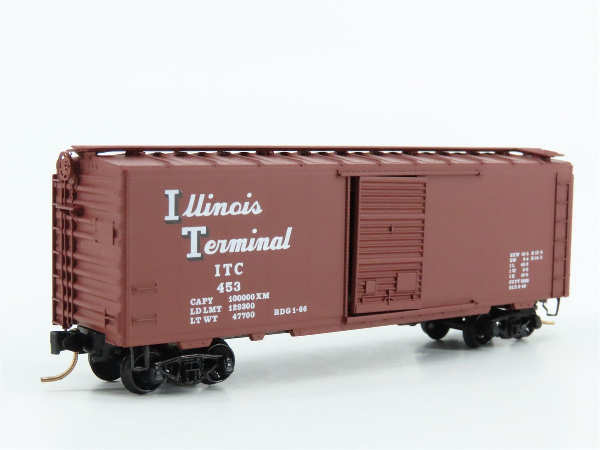 N Scale Kadee Micro-Trains MTL 20600 ITC Illinois Terminal 40&#39; Box Car #453