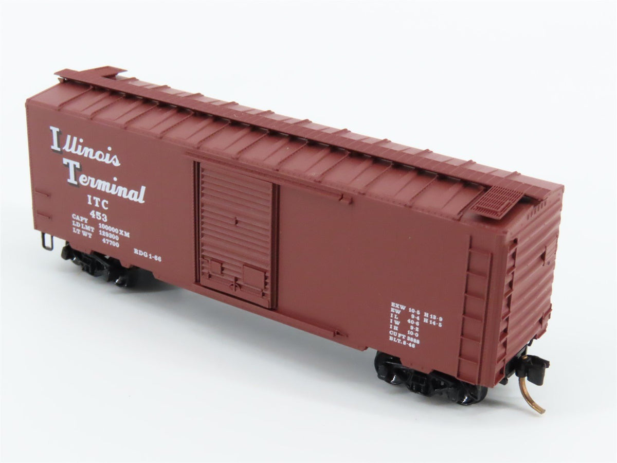 N Scale Kadee Micro-Trains MTL 20600 ITC Illinois Terminal 40&#39; Box Car #453