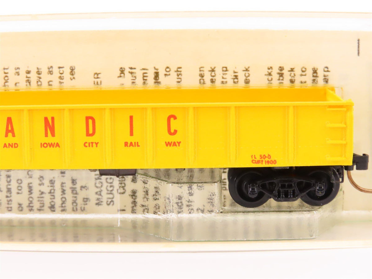 N Scale Micro-Trains MTL/Kadee 48040 CIC 50&#39; Drop End Gondola Car #320 wLoad