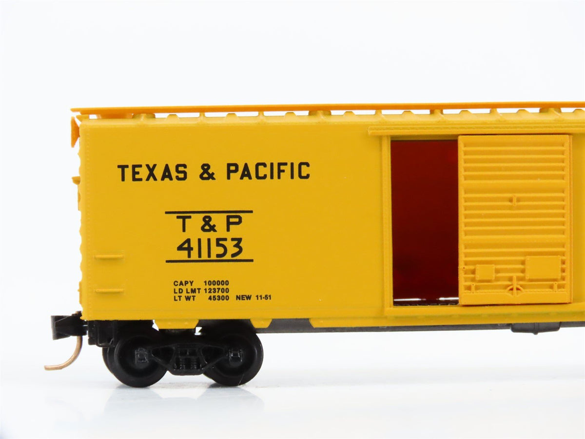 N Scale Kadee Micro-Trains MTL 20590 T&amp;P Texas &amp; Pacific 40&#39; Box Car #41153