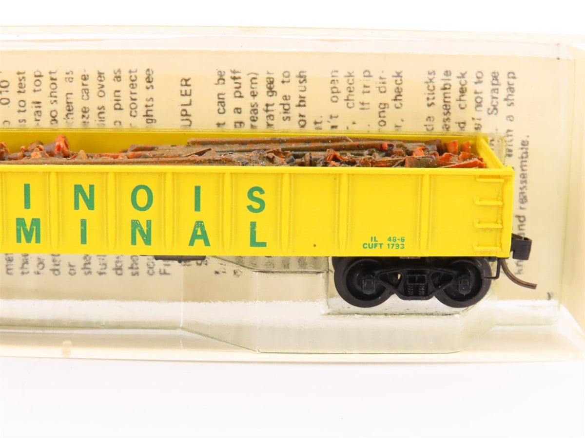 N Scale Micro-Trains MTL/Kadee 48050 ITC 50&#39; Drop End Gondola Car #3300 wLoad