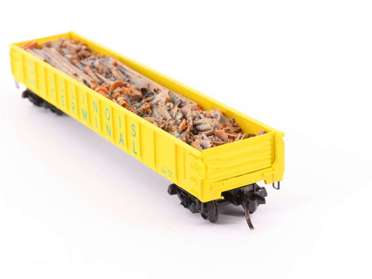 N Scale Micro-Trains MTL/Kadee 48050 ITC 50&#39; Drop End Gondola Car #3300 wLoad