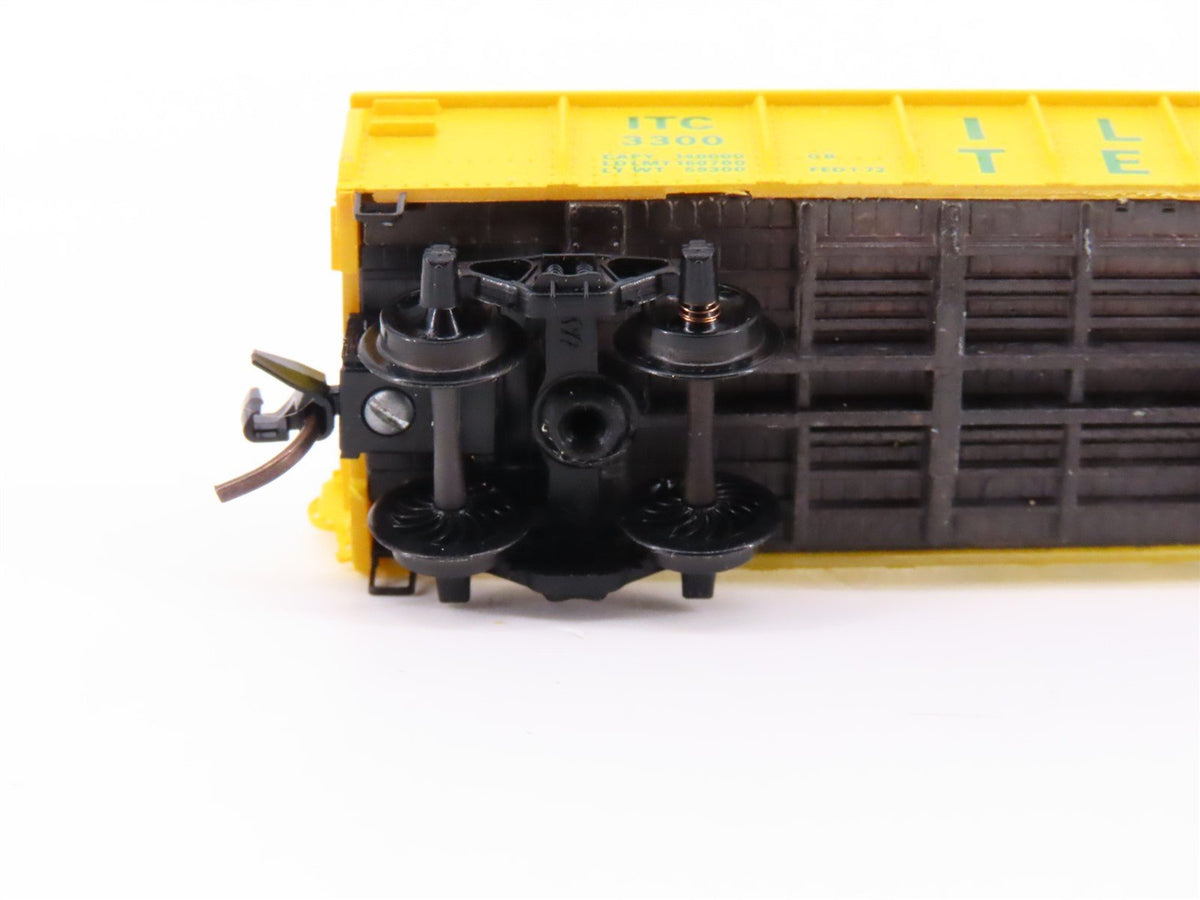 N Scale Micro-Trains MTL/Kadee 48050 ITC 50&#39; Drop End Gondola Car #3300 wLoad