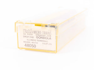 N Scale Micro-Trains MTL/Kadee 48050 ITC 50' Drop End Gondola Car #3300 wLoad