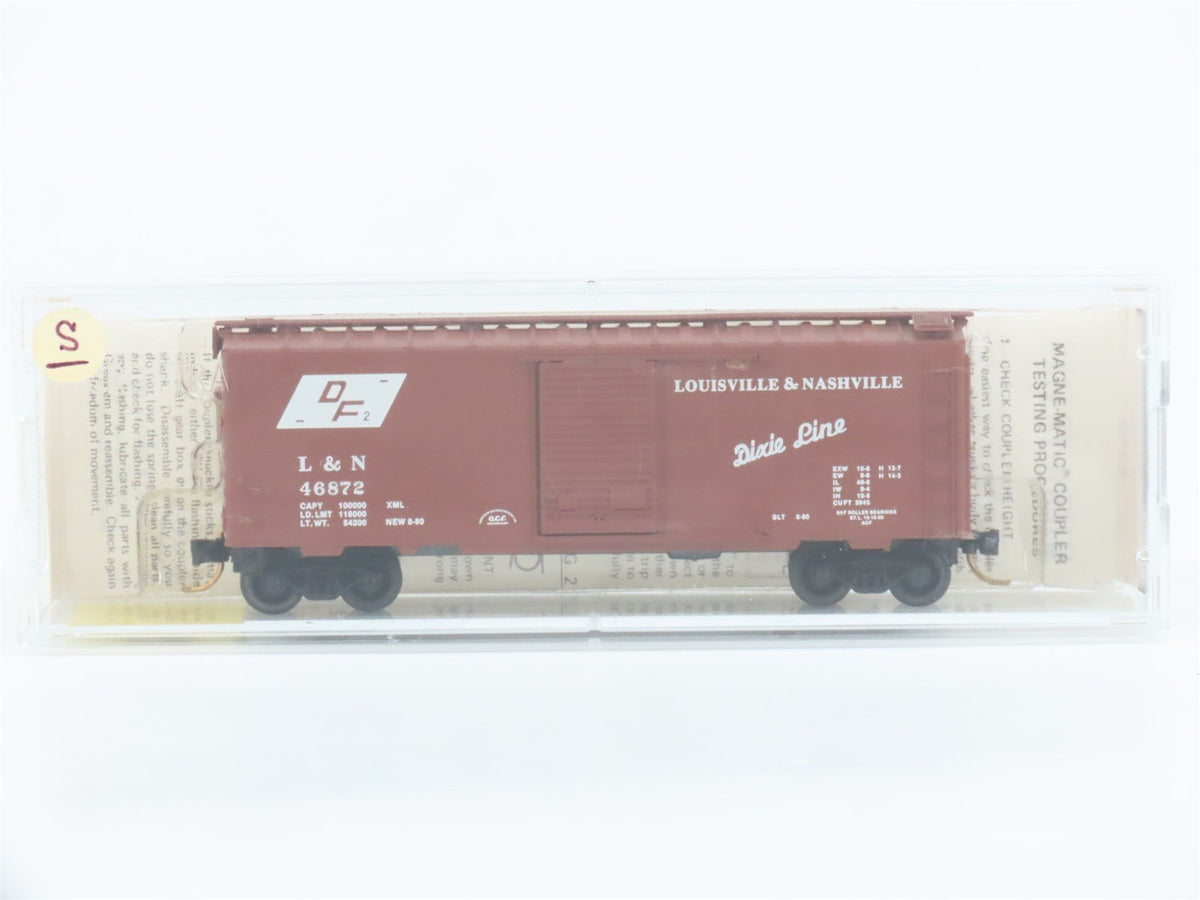 N Scale Kadee Micro-Trains MTL 20430 L&amp;N &quot;Dixie Line&quot; 40&#39; Box Car #46872