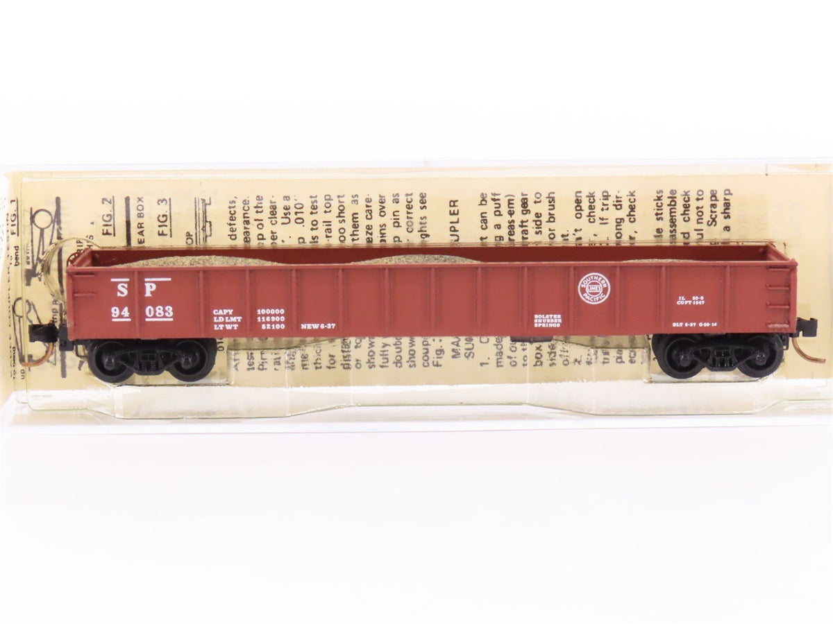 N Scale Micro-Trains MTL/Kadee 48030 SP Railway 50&#39; Gondola Car #94083 wLoad