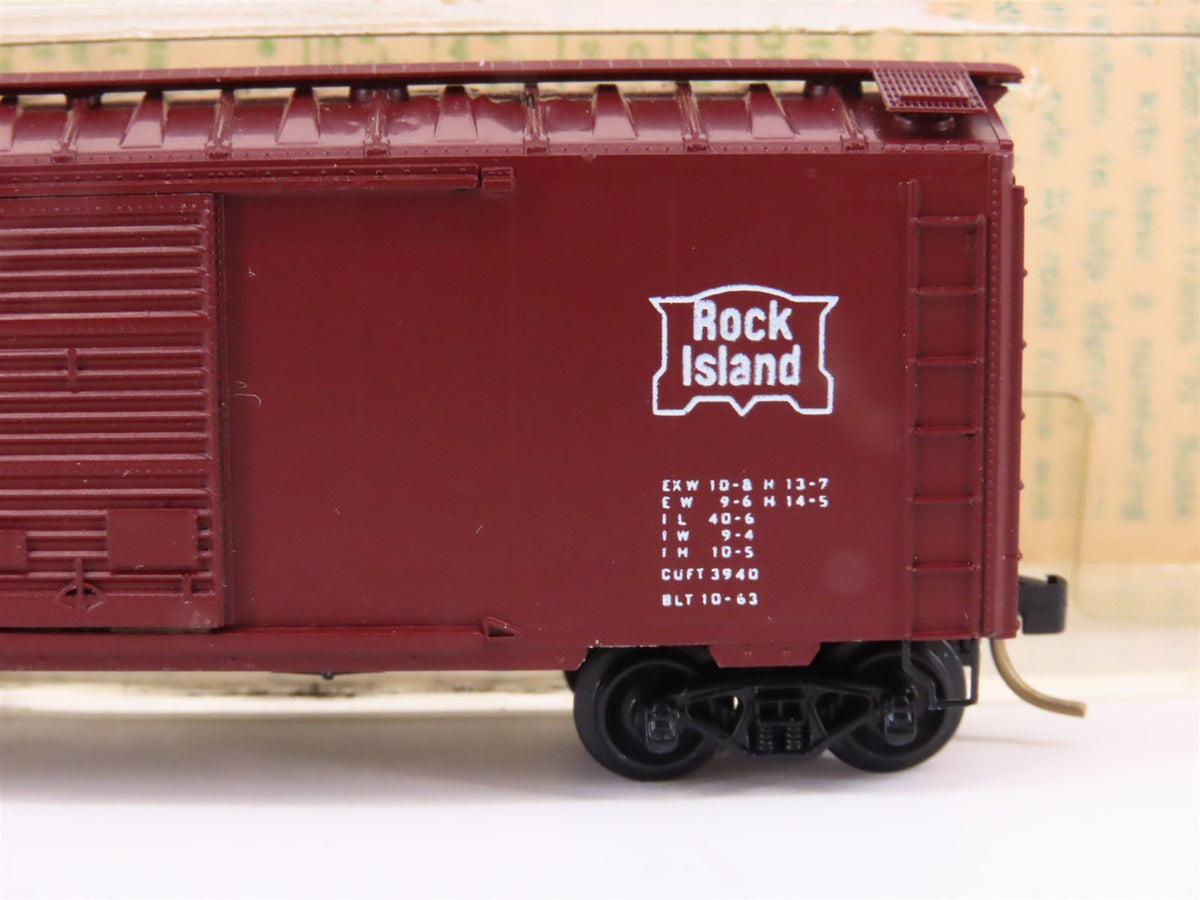 N Kadee Micro-Trains MTL 20058 RI Rock Island 40&#39; Box Car #27653 - Blue Label