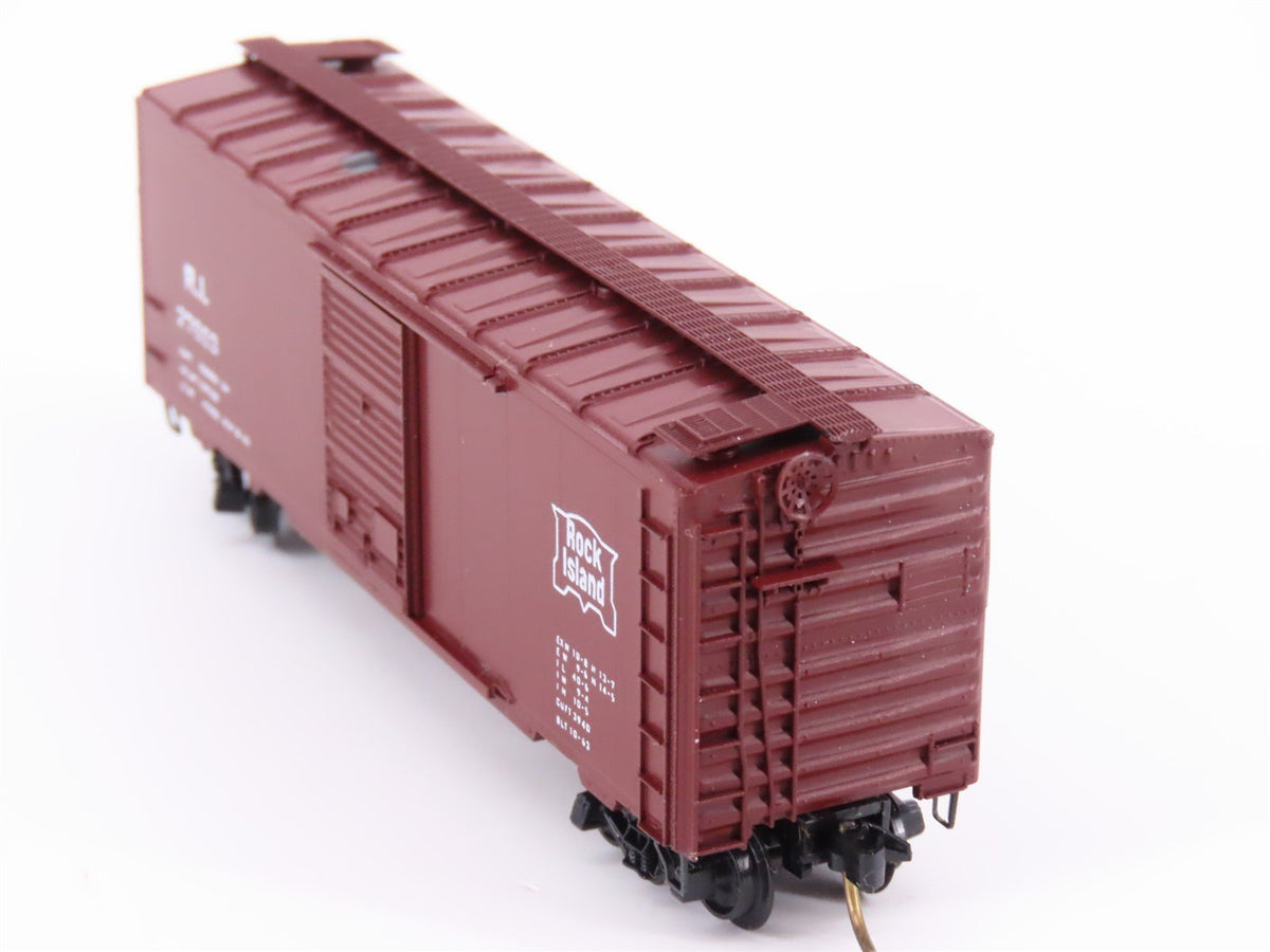 N Kadee Micro-Trains MTL 20058 RI Rock Island 40&#39; Box Car #27653 - Blue Label