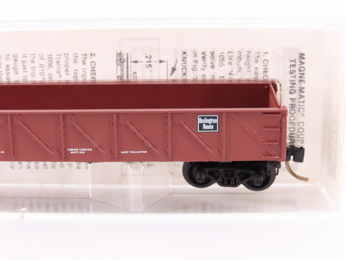 N Micro-Trains MTL 60020 CB&amp;Q Burlington Route 50&#39; Composite Gondola #195451