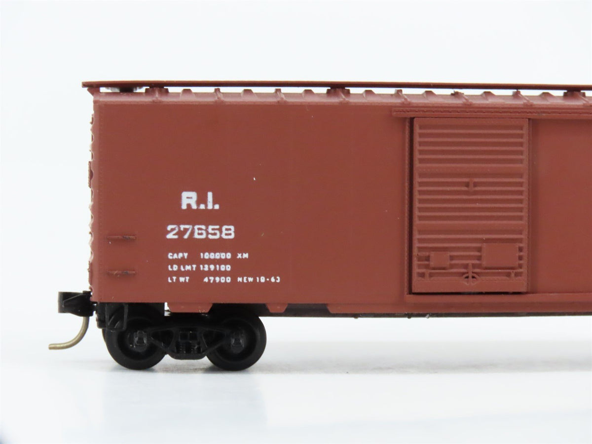 N Kadee Micro-Trains MTL 20058 RI Rock Island 40&#39; Box Car #27658 - Blue Label