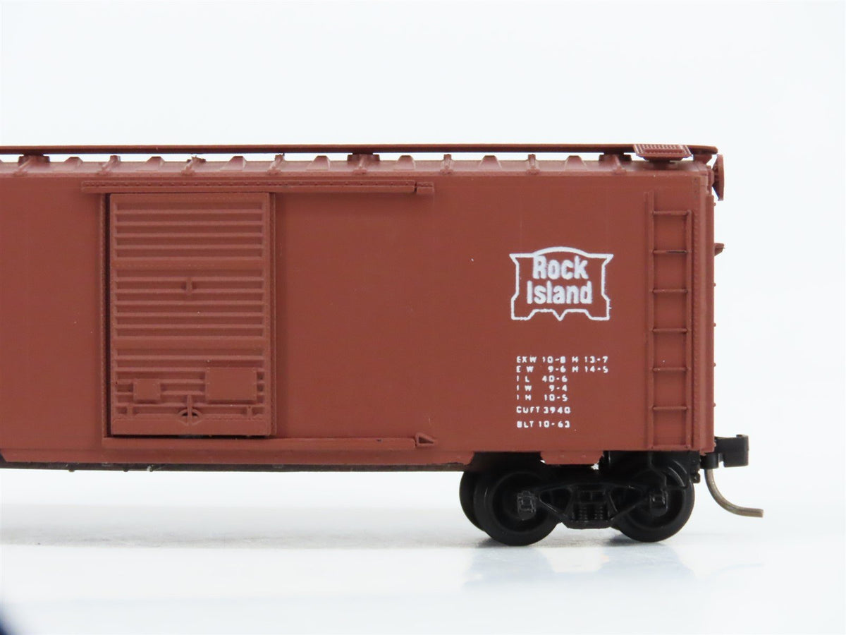 N Kadee Micro-Trains MTL 20058 RI Rock Island 40&#39; Box Car #27658 - Blue Label