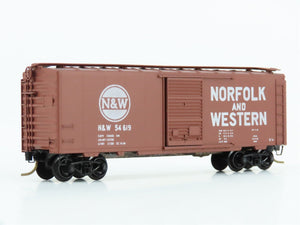 N Scale Kadee Micro-Trains MTL 20039 N&W Railroad 40' Box Car #54619 Blue Label