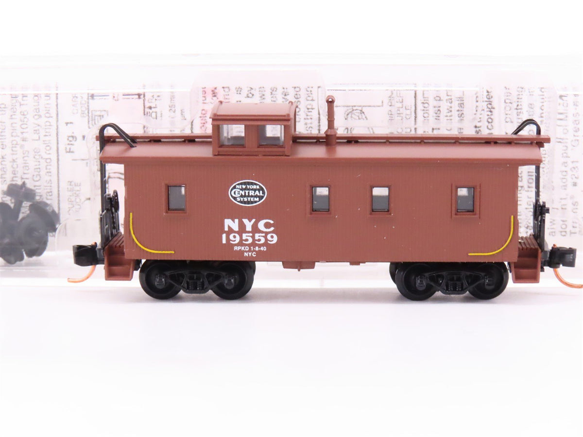 N Scale Micro-Trains MTL 51080 NYC New York Central 34&#39; Cupola Caboose #19559