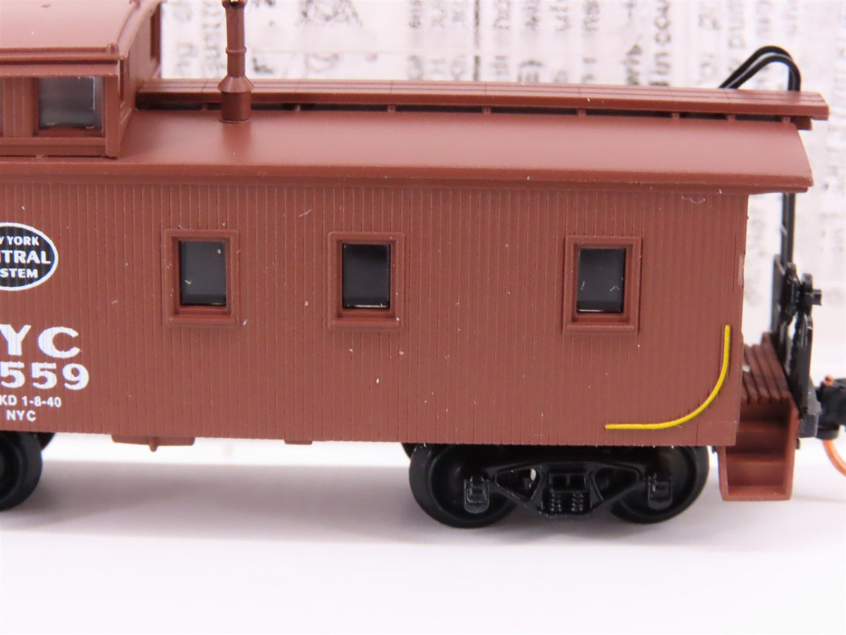 N Scale Micro-Trains MTL 51080 NYC New York Central 34&#39; Cupola Caboose #19559