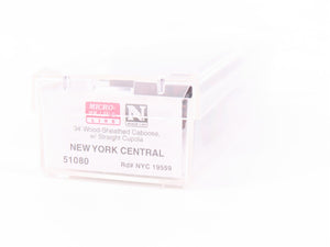 N Scale Micro-Trains MTL 51080 NYC New York Central 34' Cupola Caboose #19559