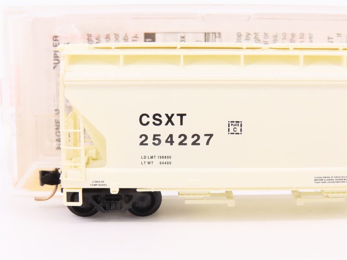 N Scale Micro-Trains MTL 94060 CSXT ACF 3-Bay Covered Hopper #254227