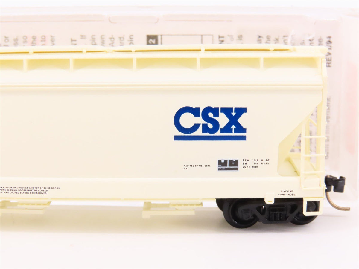 N Scale Micro-Trains MTL 94060 CSXT ACF 3-Bay Covered Hopper #254227