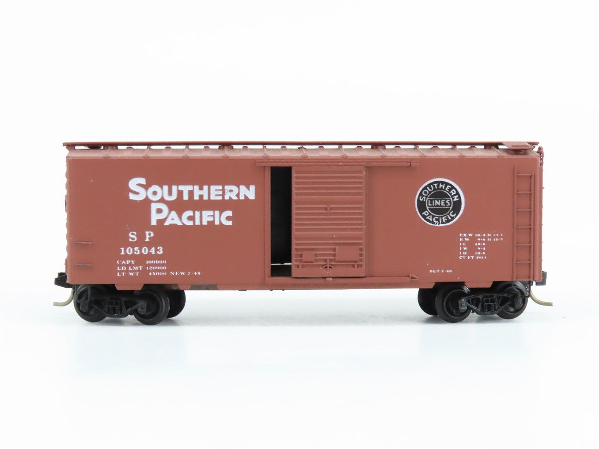 N Scale Kadee Micro-Trains MTL 20080 N&amp;W SP Southern Pacific 40&#39; Box Car #105043