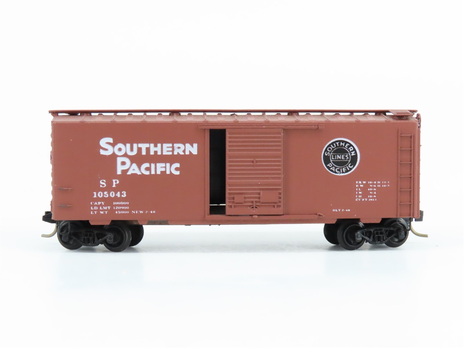 N Scale Kadee Micro-Trains MTL 20080 N&W SP Southern Pacific 40' Box Car #105043