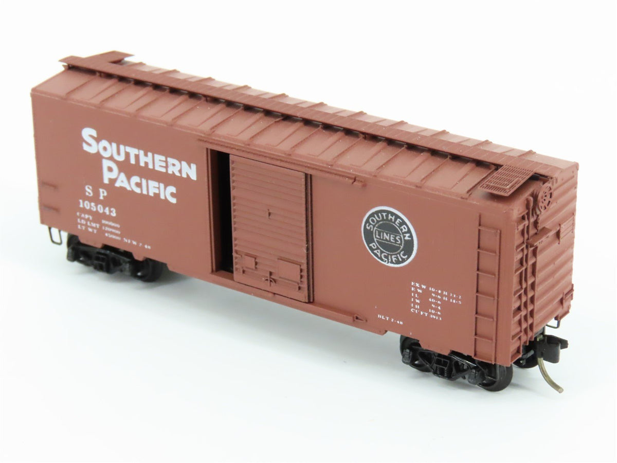 N Scale Kadee Micro-Trains MTL 20080 N&amp;W SP Southern Pacific 40&#39; Box Car #105043