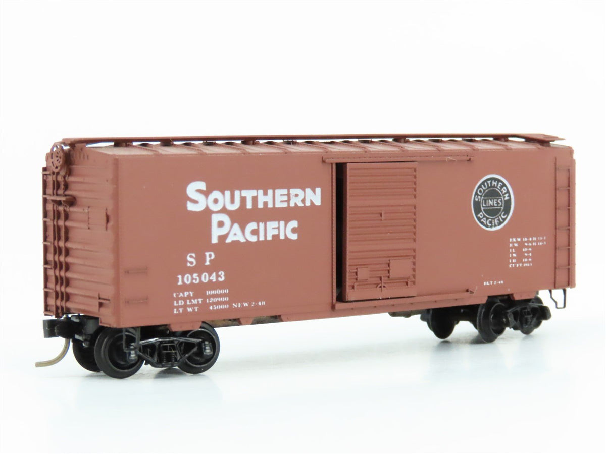 N Scale Kadee Micro-Trains MTL 20080 N&amp;W SP Southern Pacific 40&#39; Box Car #105043