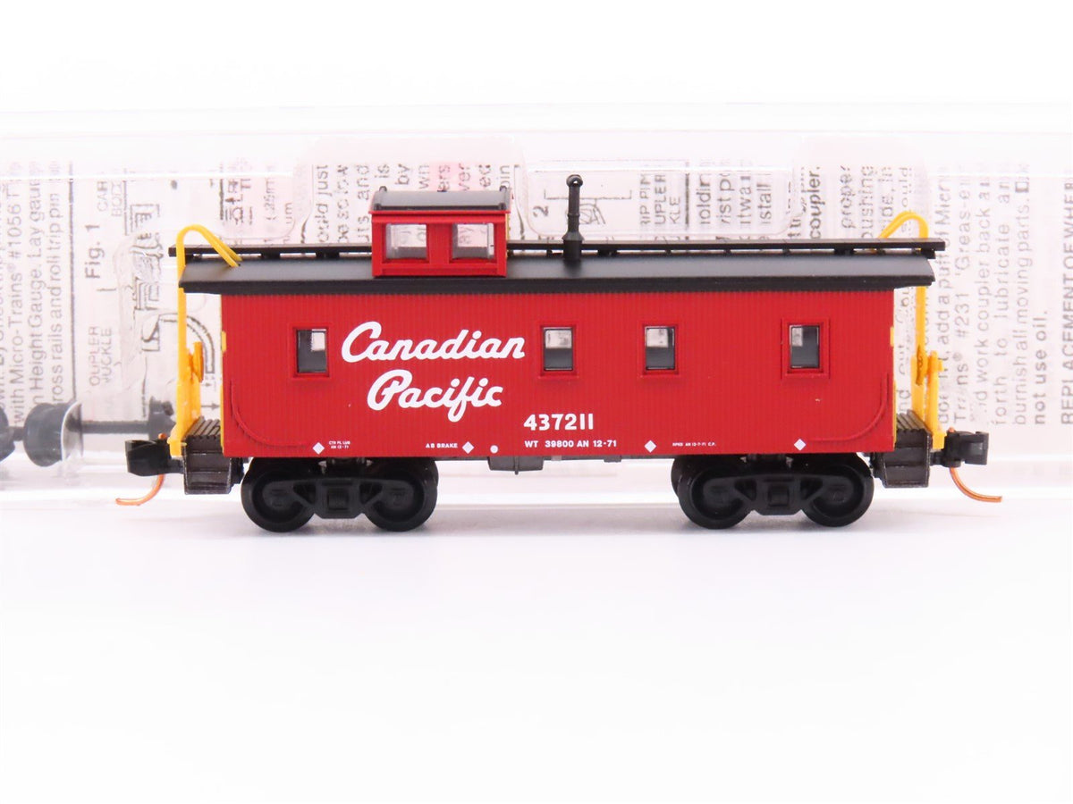 N Scale Micro-Trains MTL 05100240 CP Railway 34&#39; Wood Cupola Caboose #437211