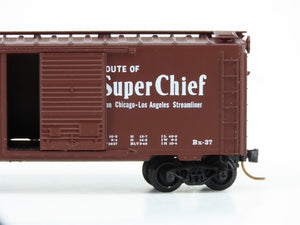 N Kadee Micro-Trains MTL 20020 ATSF Santa Fe Super Chief 40' Box Car #144572