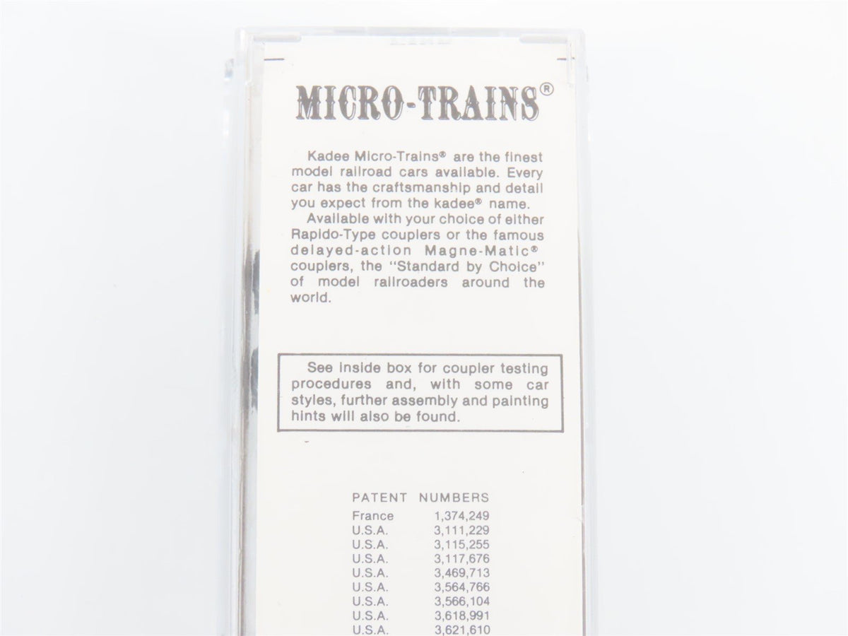 N Kadee Micro-Trains MTL 20020 ATSF Santa Fe Super Chief 40&#39; Box Car #144572