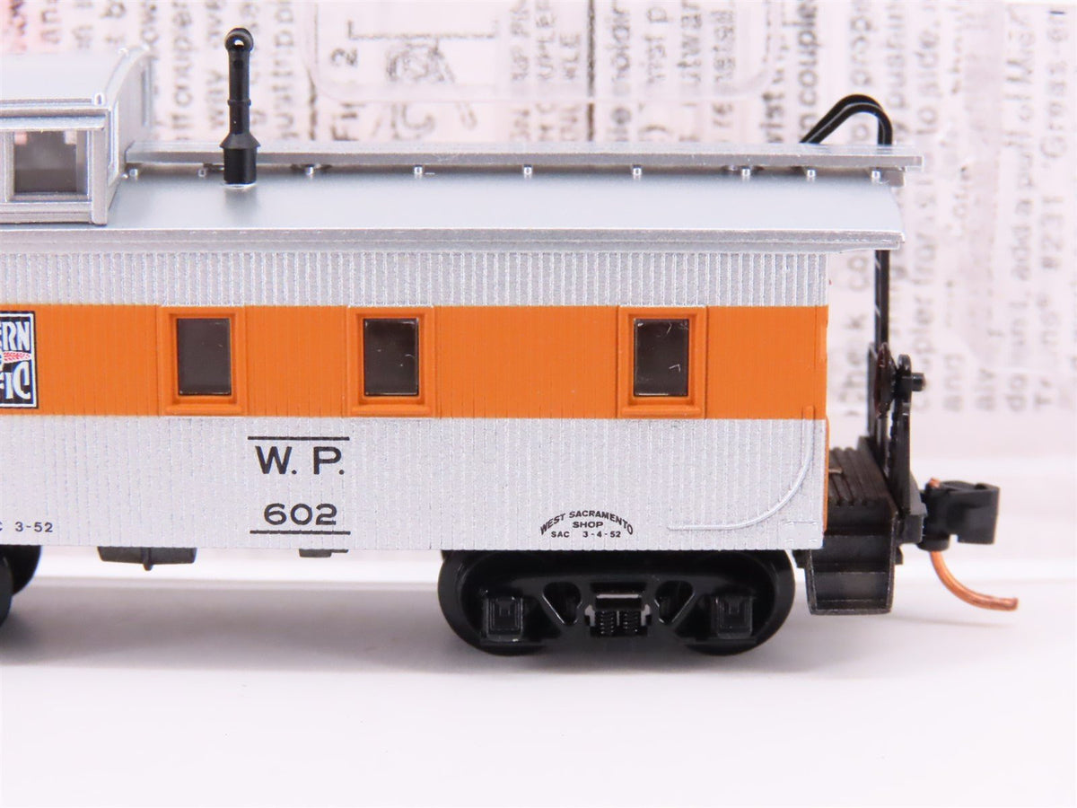 N Scale Micro-Trains MTL 51220 WP Western Pacific 34&#39; Wood Cupola Caboose #602