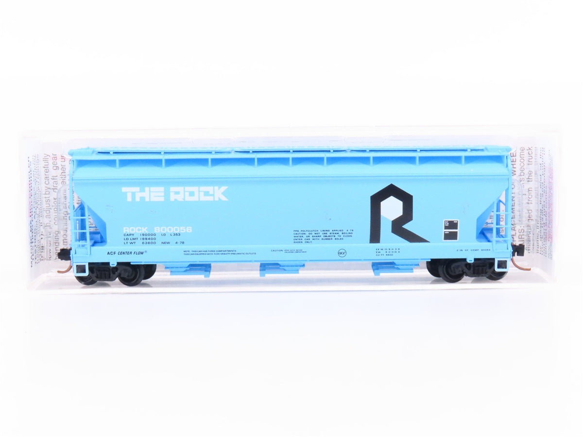 N Scale Micro-Trains MTL 94170 RI Rock Island ACF 3-Bay Covered Hopper #800056