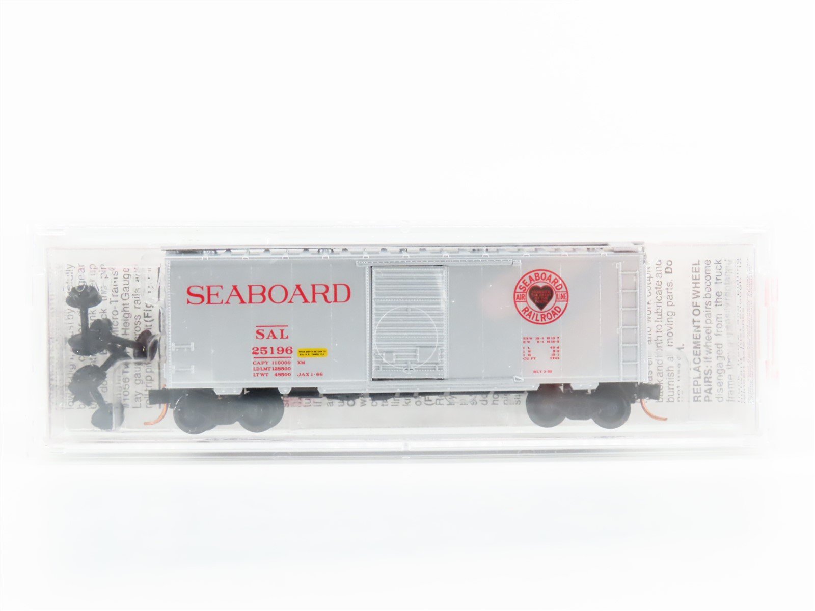 N Scale Micro-Trains MTL 20616 SAL Seaboard Air Line 40' Box Car #25196