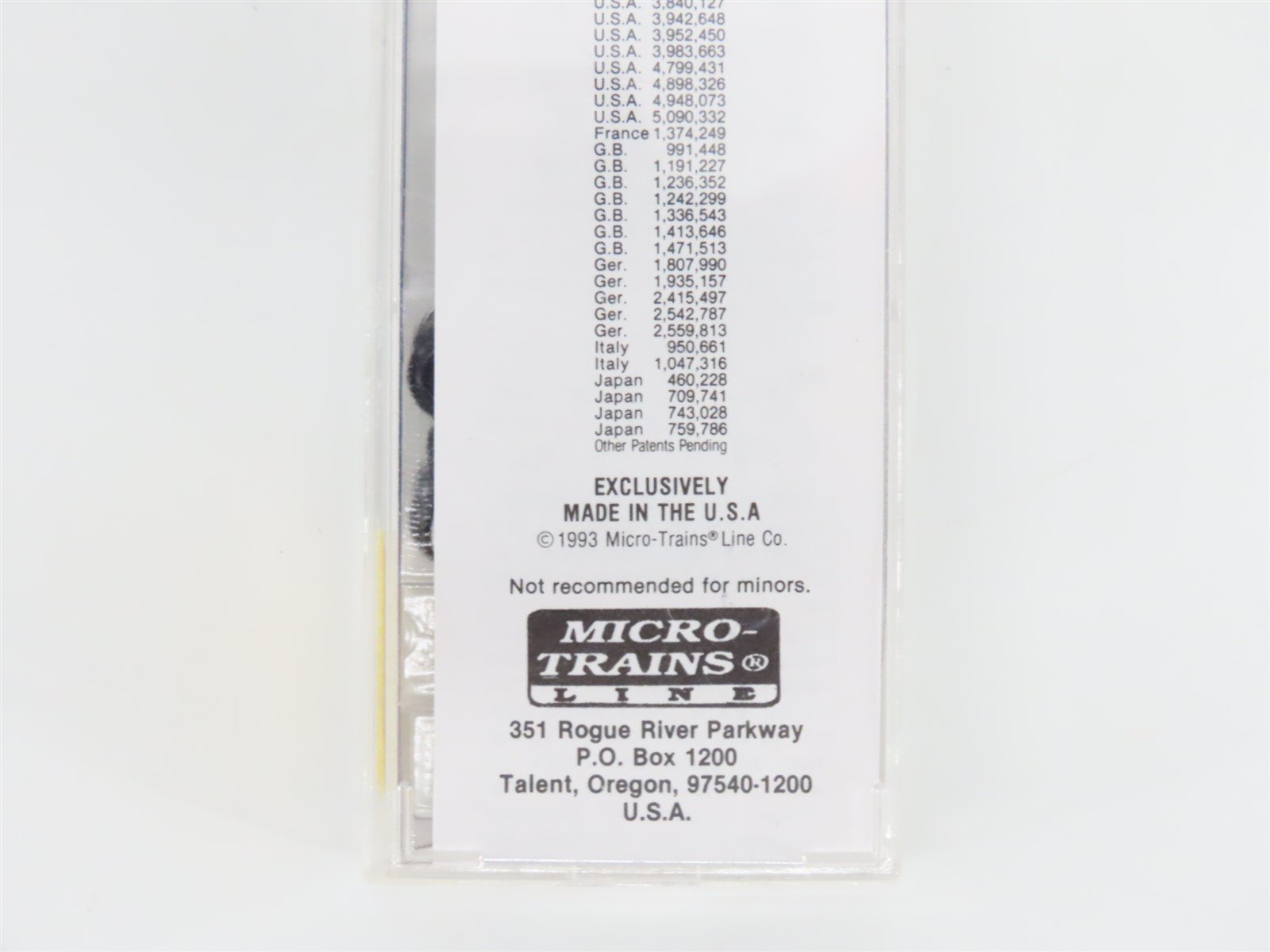 N Scale Micro-Trains MTL 20970 PGE Pacific Great Eastern 40' Box Car #4022