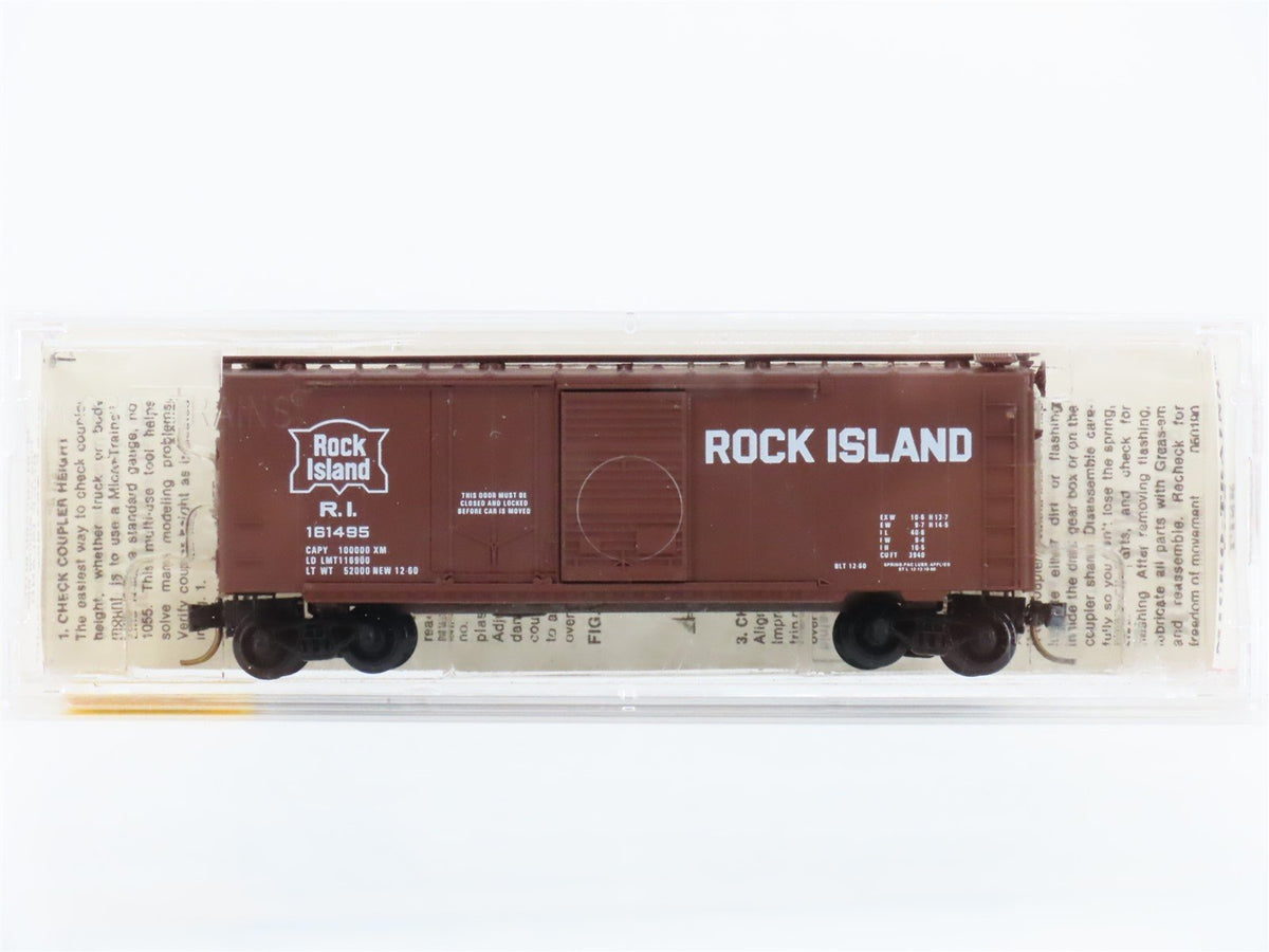 N Scale Micro-Trains MTL 22060 RI Rock Island Railroad 40&#39; Box Car #161495