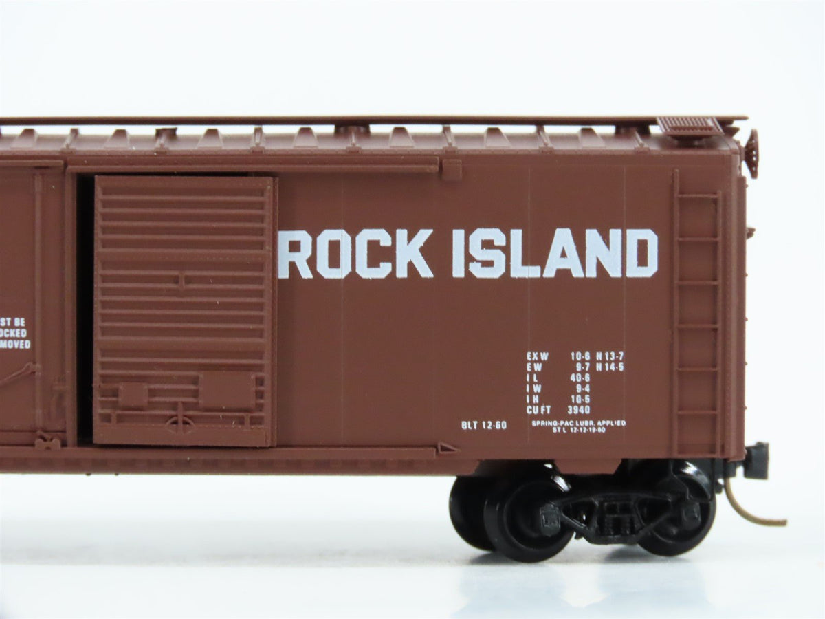 N Scale Micro-Trains MTL 22060 RI Rock Island Railroad 40&#39; Box Car #161495