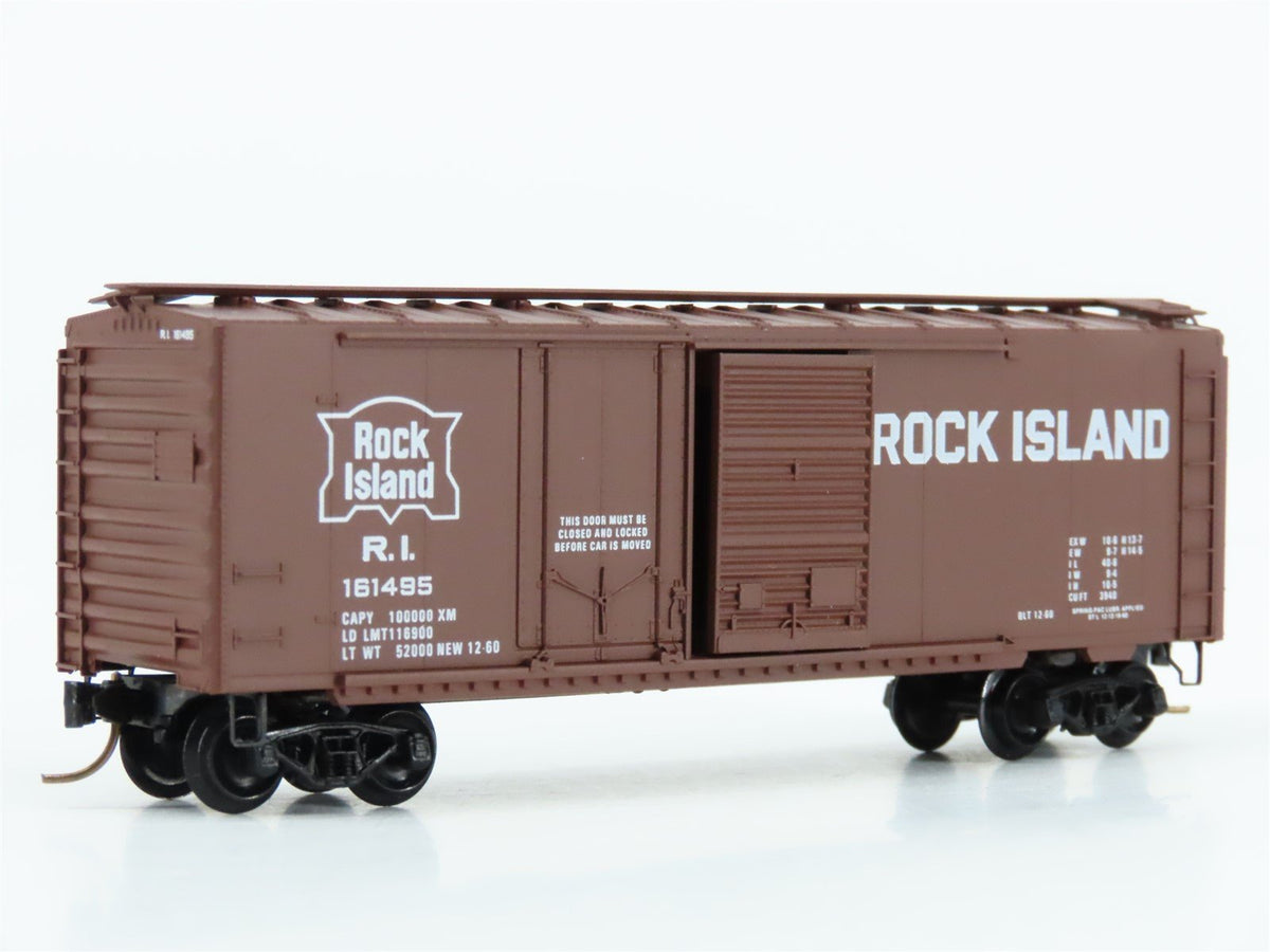 N Scale Micro-Trains MTL 22060 RI Rock Island Railroad 40&#39; Box Car #161495