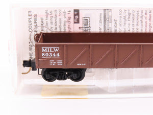 N Scale Micro-Trains MTL 60010 MILW / CMStP&P 50' Composite Gondola #80344