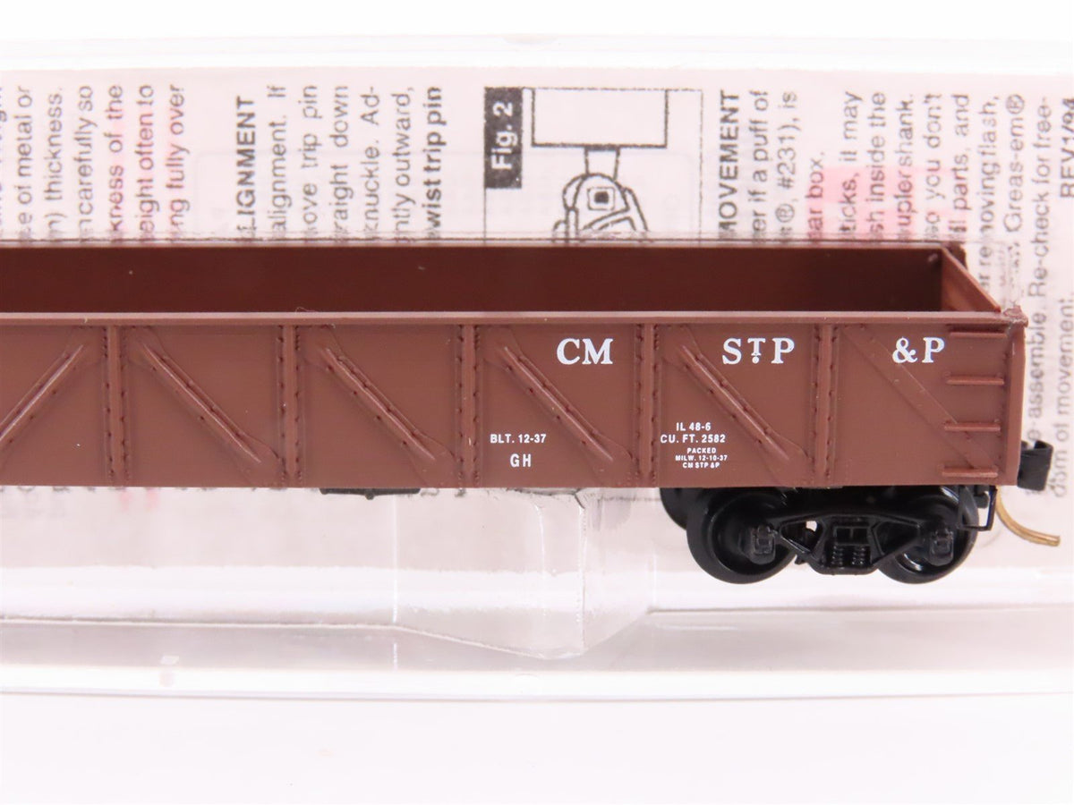 N Scale Micro-Trains MTL 60010 MILW / CMStP&amp;P 50&#39; Composite Gondola #80344