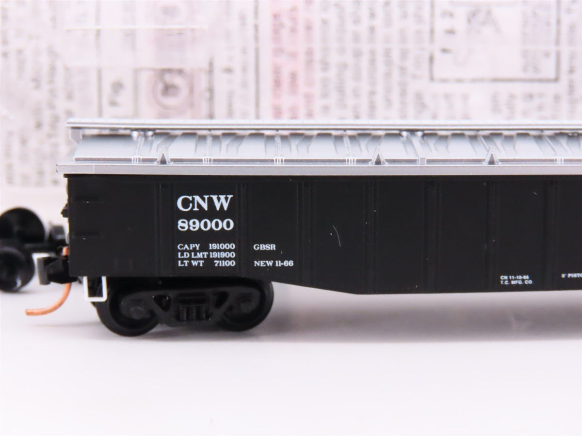 N Scale Micro-Trains MTL 106230 CNW Railway 50&#39; Steel Side Gondola Car #89000