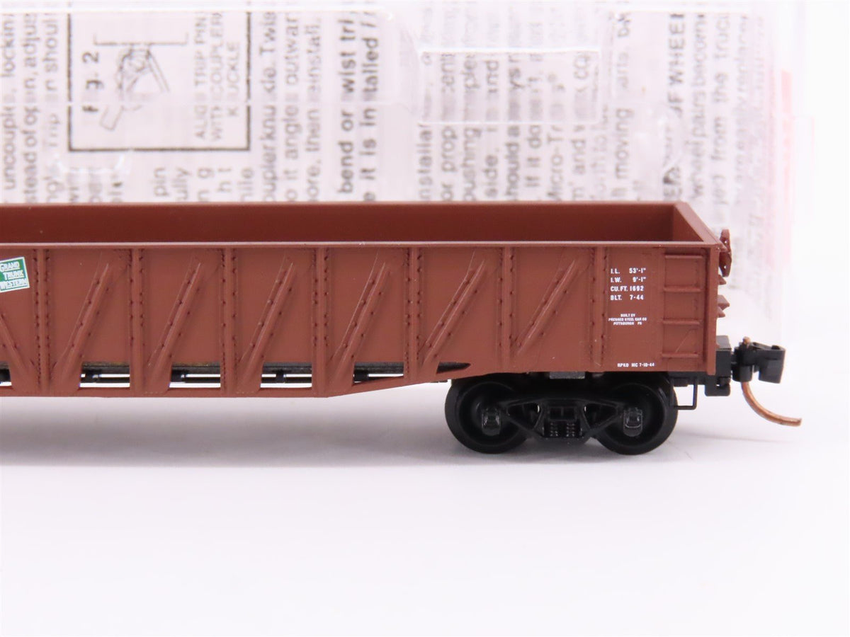 N Micro-Trains MTL 63010 GTW Grand Trunk Western 50&#39; Gondola Car #145431