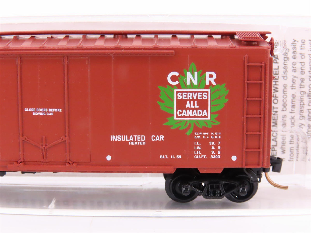 N Micro-Trains MTL 21120 CN Canadian National 40&#39; Plug Door Box Car #290159