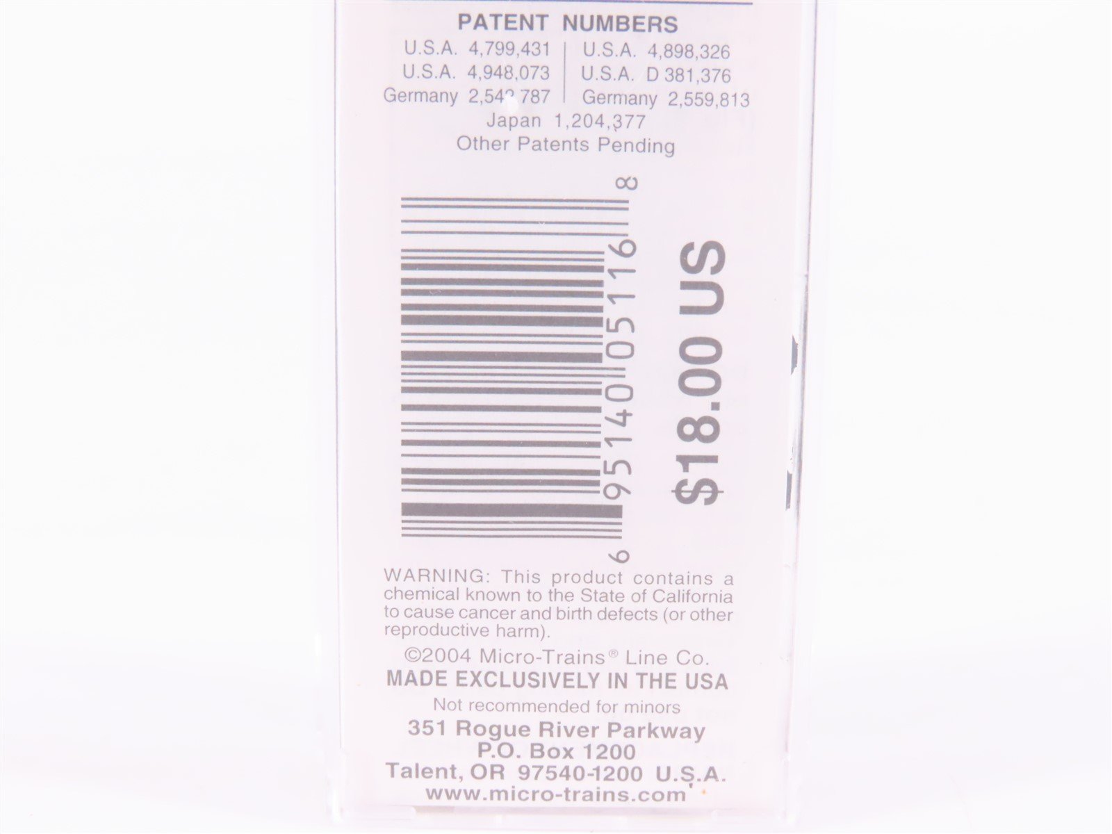 N Micro-Trains MTL 23290 ATSF Santa Fe 40' Standard Plug Door Boxcar #64279